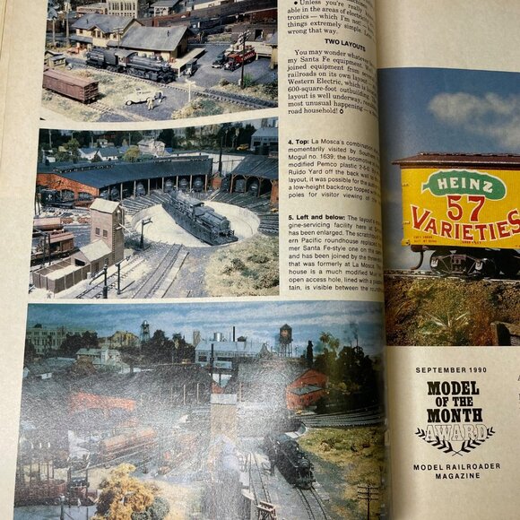 Model Railroader Magazine Back Issue September 1990 Vol 57 No 9 u - Picture 10 of 12